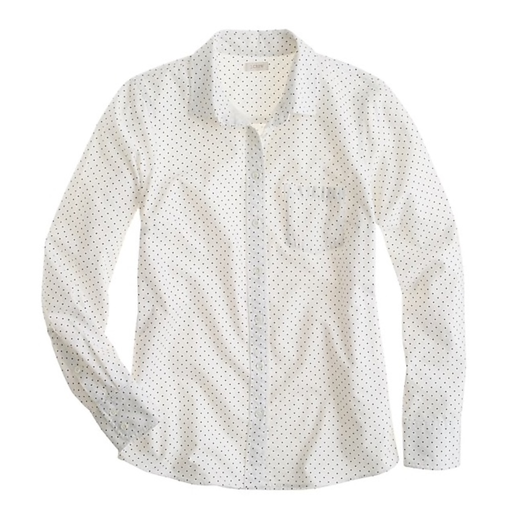 J. Crew Polka Dot Boy Shirt